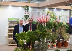 Luca Quilici and Filippo Pitrella at the Flora Toscana stand.